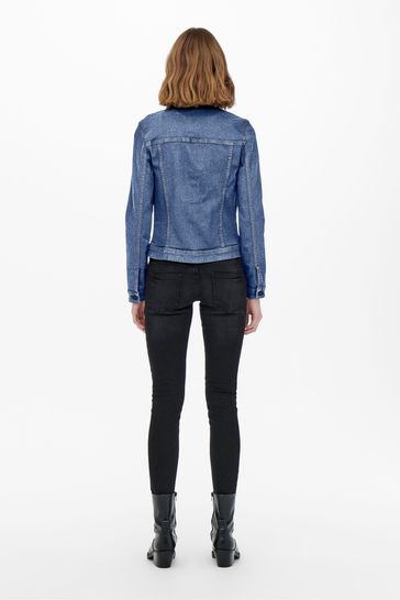 Blue denim jacket for women online