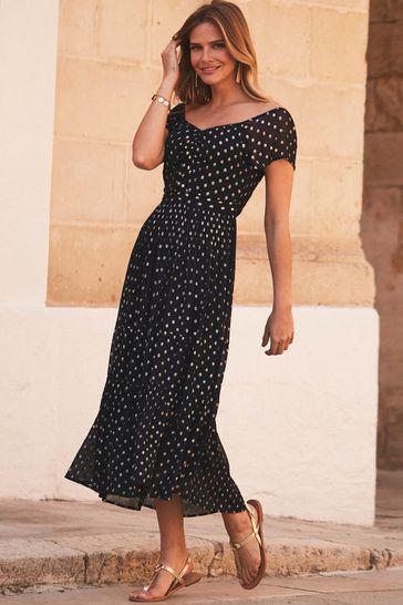 Bardot spot shirt 2025 dress