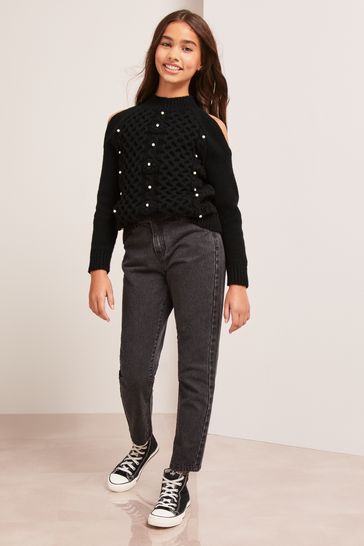 Lipsy chenille off shoulder jumper store