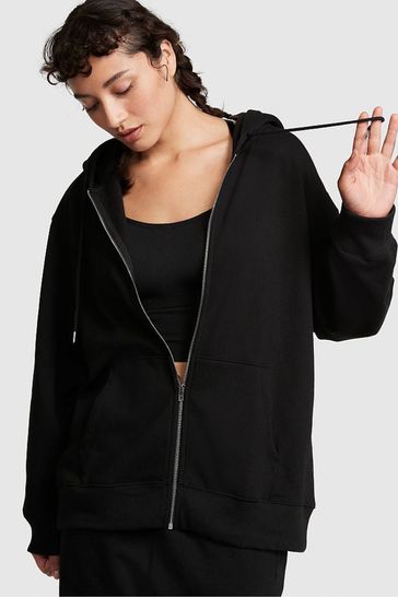 Victoria's secret pink cheap fur lined hoodie
