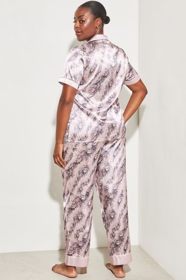 Satin trouser outlet pyjama set