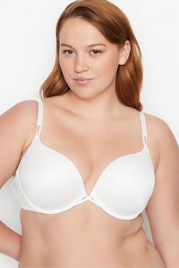 Buy Victoria's Secret White Add 2 Cups Push Up Bombshell Bra from