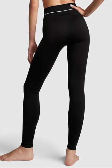 Buy Victoria's Secret PINK Pure Black Long Logo Legging from Next Luxembourg
