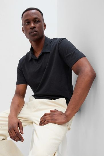Gap black sale polo shirt