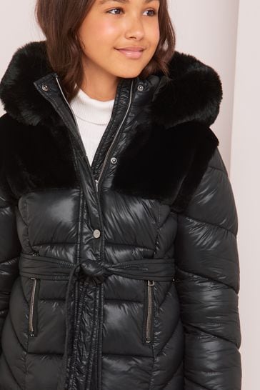 Lipsy faux fur jacket on sale