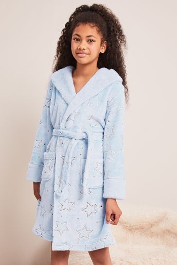 Buy Lipsy Blue Cosy Fleece Dressing Gown from Next Poland