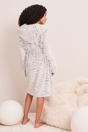 Fluffy dressing gown topshop best sale