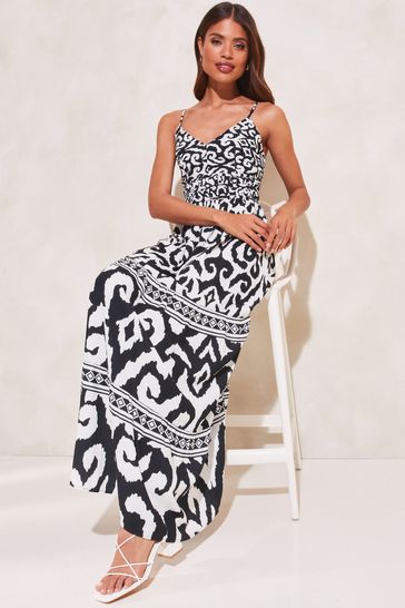 Monochrome maxi best sale dress