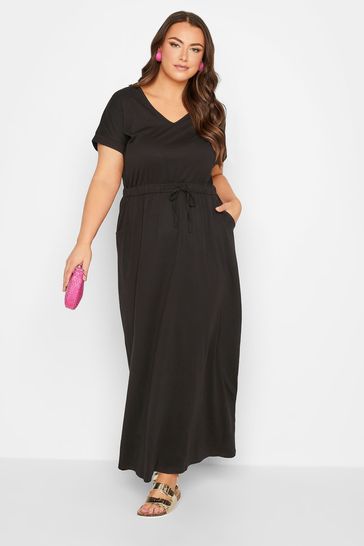 T shirt 2025 material maxi dress