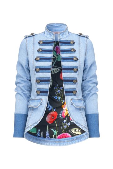 Blue military shop jacket