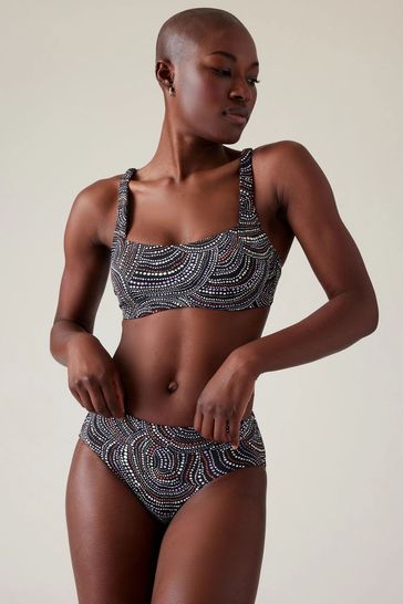 Athleta Black Square Neck Bikini Top