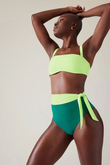 Neon bikini bandeau hot sale