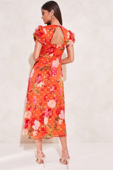 Lipsy orange dress cheap