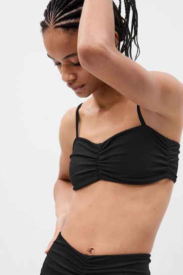 Buy Gap Black Fit Power Low Impact Ruched Sports Bra from Next Germany