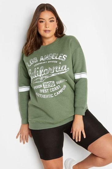 Plus size slogan sweatshirt store