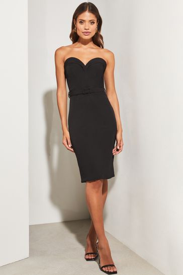 Lipsy feather hem dress top
