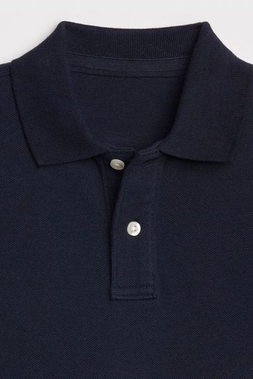Blue uniform polo shirt outlet