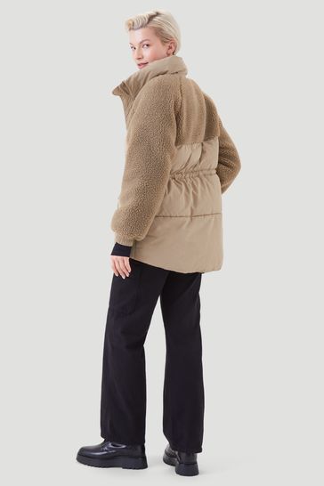 Short cheap borg jacket