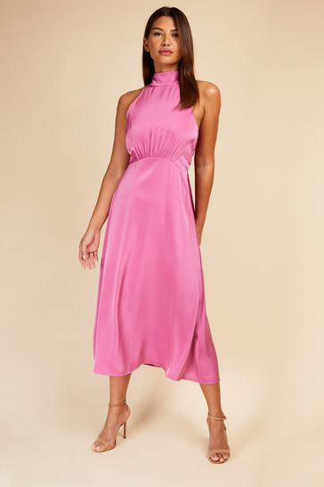Dress pink fuschia shop