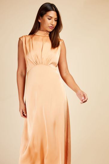 Little mistress best sale peach dress
