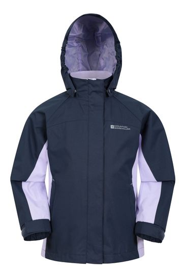 Mountain Warehouse Blue Shelly II Waterproof Jacket - Kids