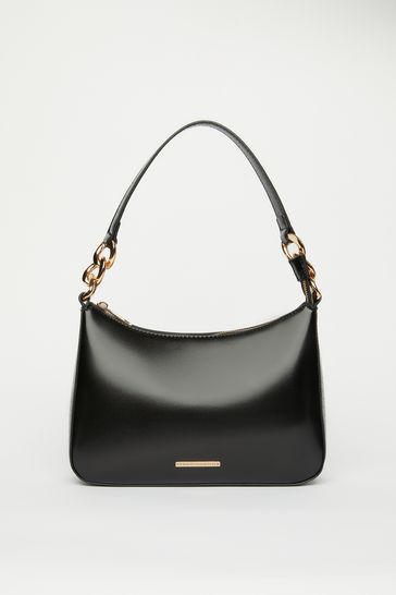 Lipsy Black Chain Scoop Shoulder Bag