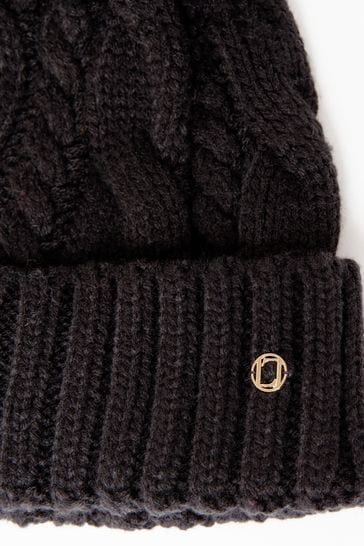 Buy Lipsy Cosy Knit Faux Fur Bobble Hat Next