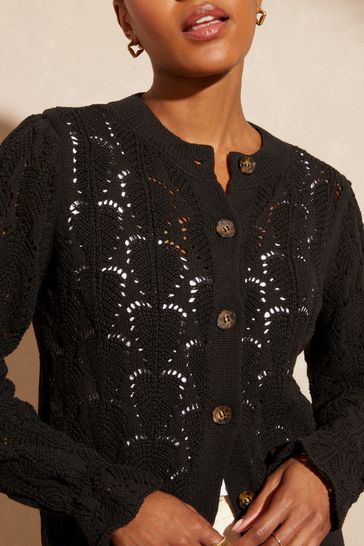 Flute deals sleeve cardigan