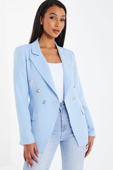 6 button blazer hotsell