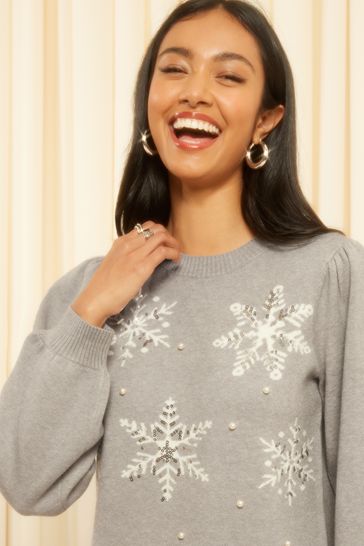 Petite christmas jumper dress on sale