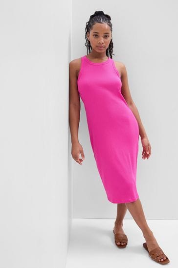 gap tank midi dress