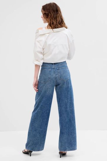 Gap wide leg high rise jeans clearance