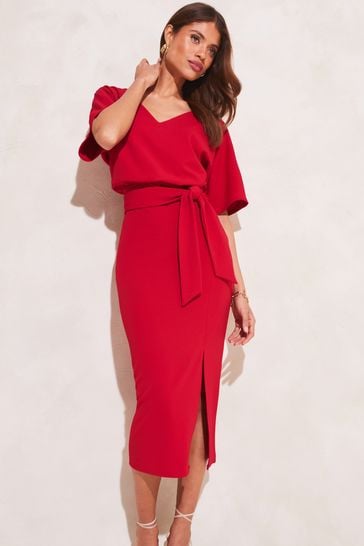 Red lipsy dress next discount