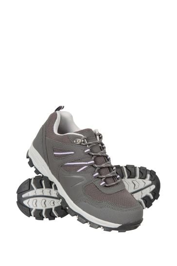 Mountain Warehouse Grey Wide FIt Mcleod Womens Walking Shoes