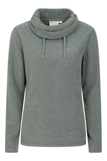 Mountain Warehouse Green Hebridean Cowl Neck Fleece - Womens