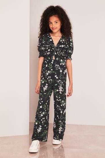 Lipsy black and white jumpsuit hotsell
