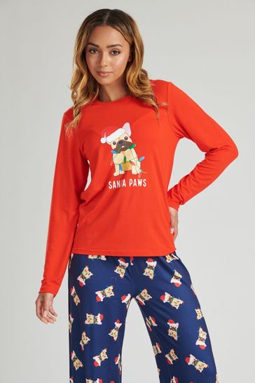 Santa paws best sale pajamas