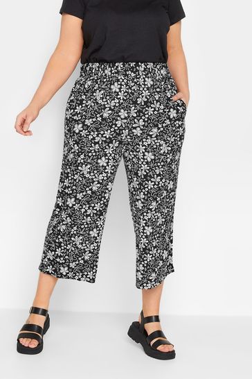 Plus Size Cropped Trousers