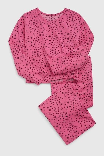 Gap Pink Print Long Sleeve Pyjamas (6-13yrs)