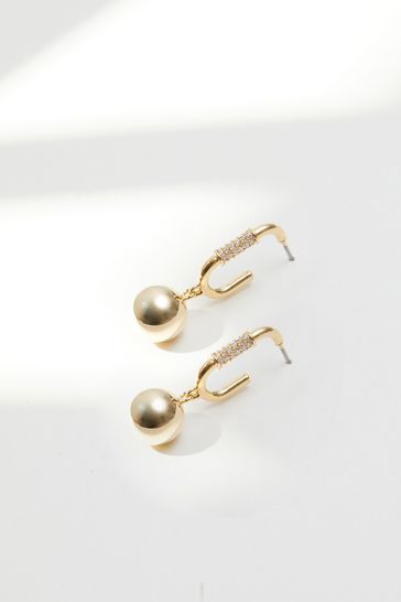 Celine outlet dot earrings