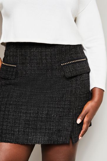 Lipsy boucle a line mini skirt hot sale