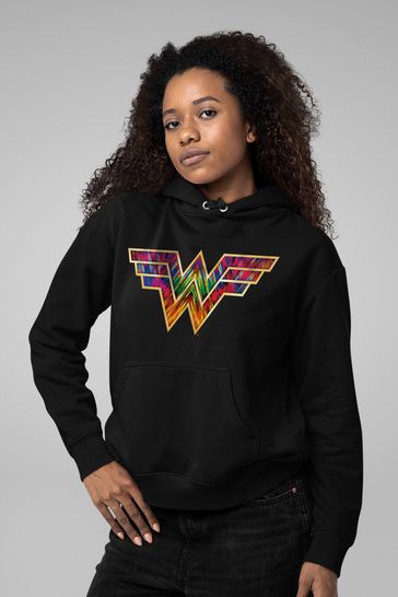 Buy All Every Wonder Woman 1984 WW Colour Logo Women s Hooded