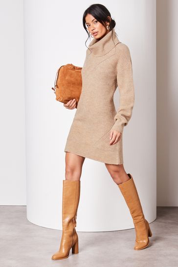 Cowl cheap jumper dress