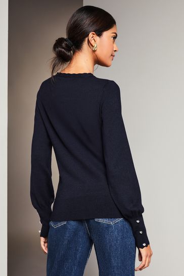 Blue jumper top