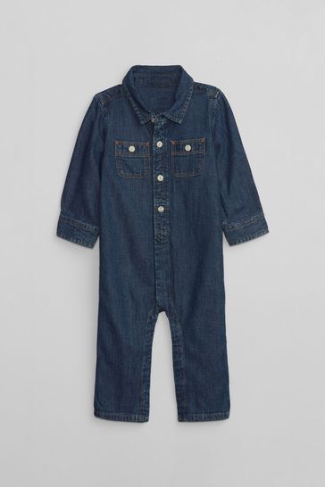 Blue denim on sale romper