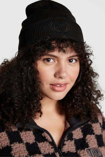 Pink beanie cheap victoria's secret
