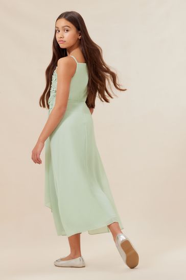 Buy Lipsy Sage Green Strap Maxi Occasion Dress From 7 16yrs from