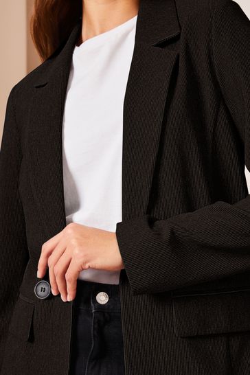 Black petite blazer hotsell