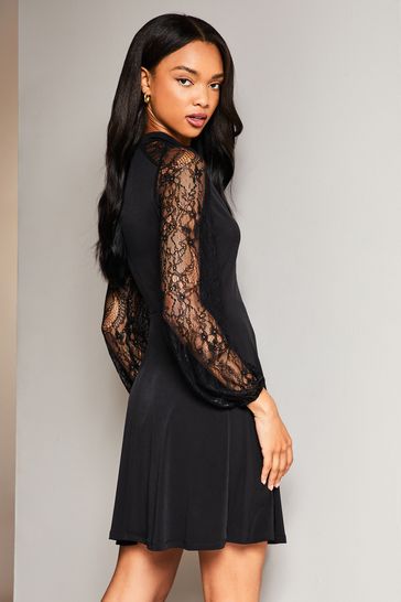 Mesh lace deals maxi dress