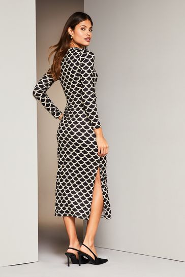 Lipsy snake cheap print dress